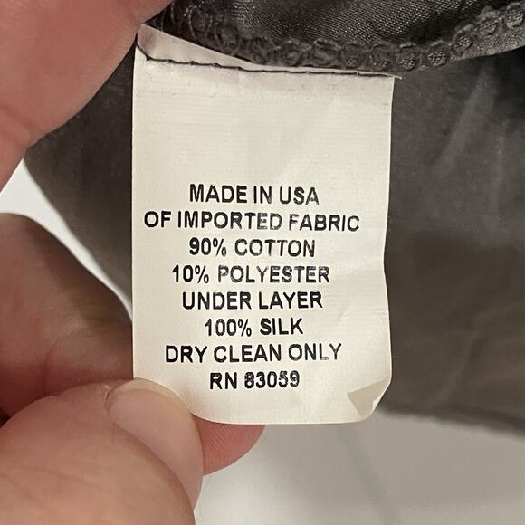 Drew USA Silk Layered Boucle Tank Top Size Small Gray Sleeveless Textured Casual - Picture 4 of 4